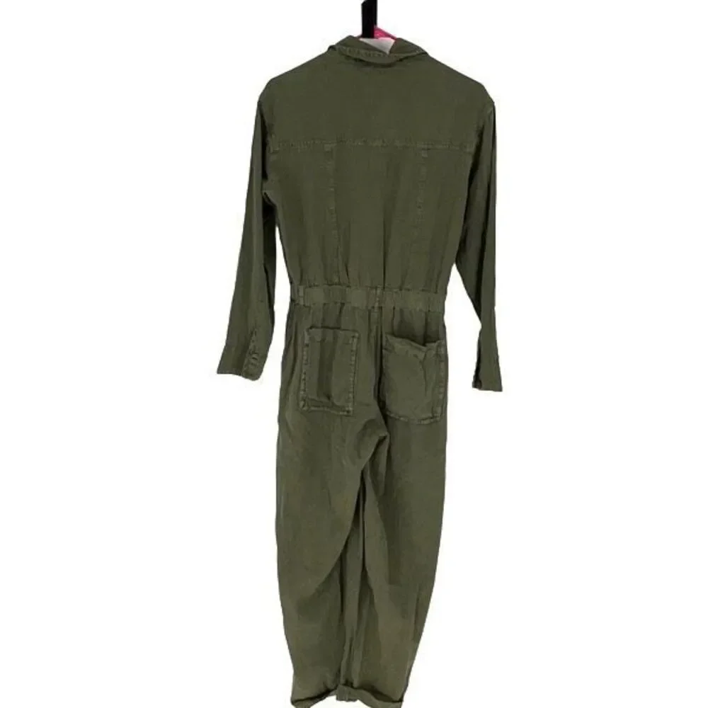 Free People Olive Jumpsuit - Picture 4 of 13